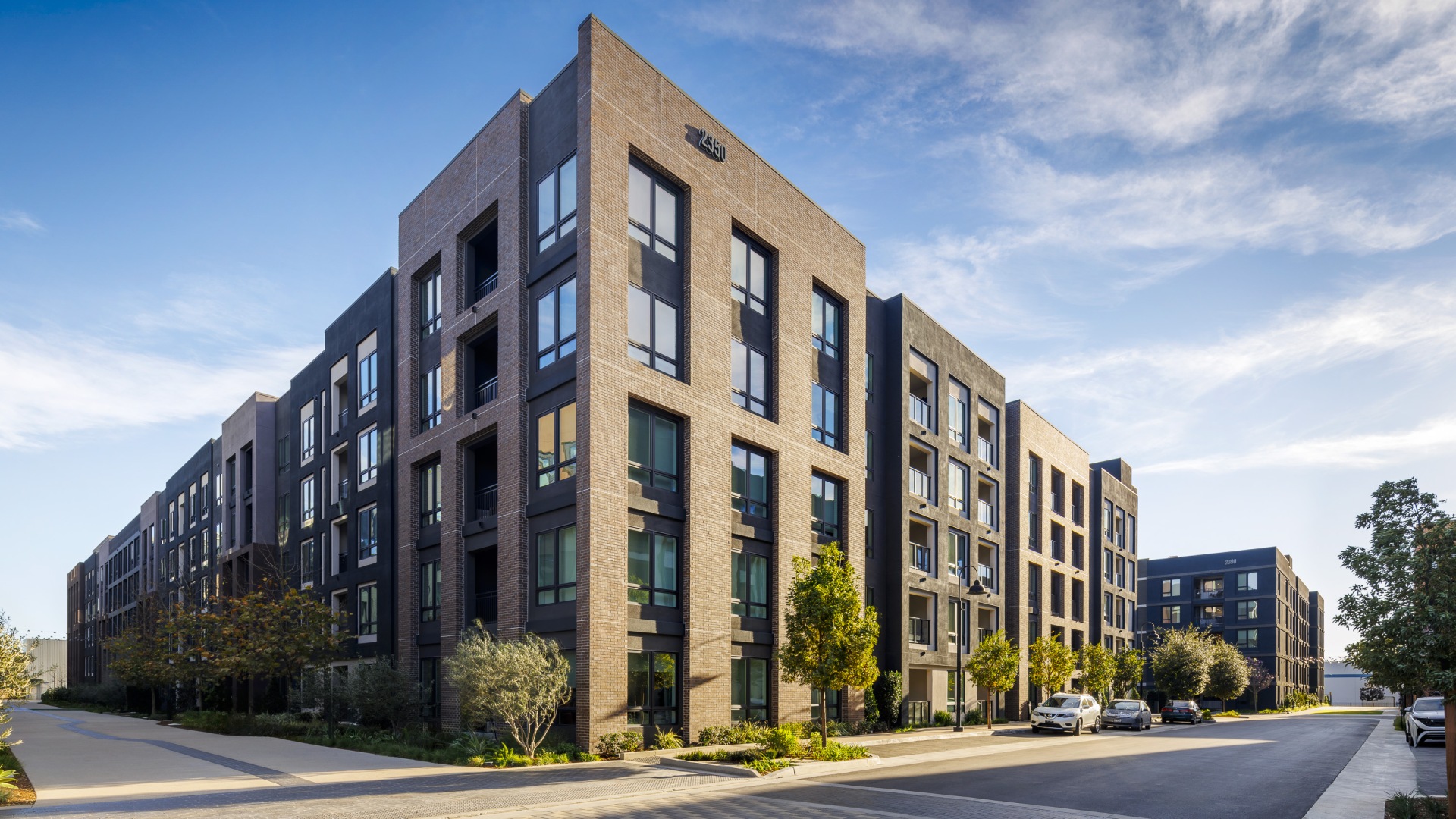 Building B and Building C exteriors